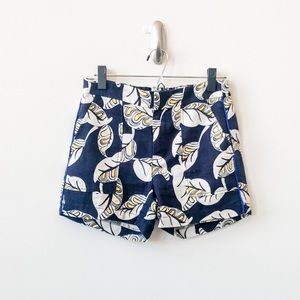 J.Crew Linen Floral Shorts